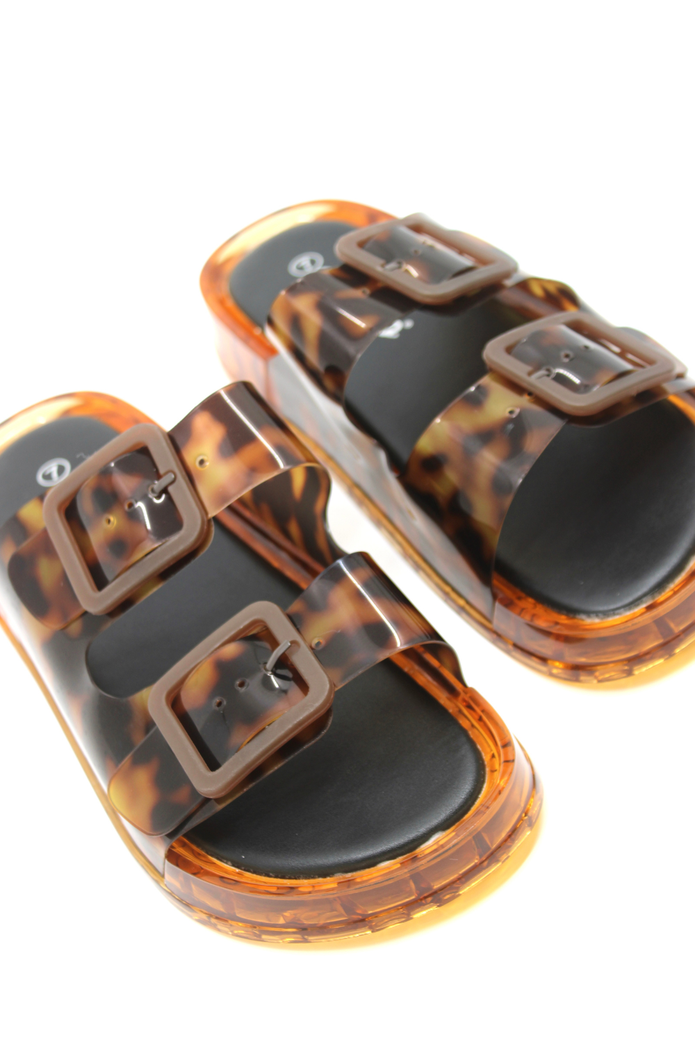 Jellybee Double Strap Slide Tortoise