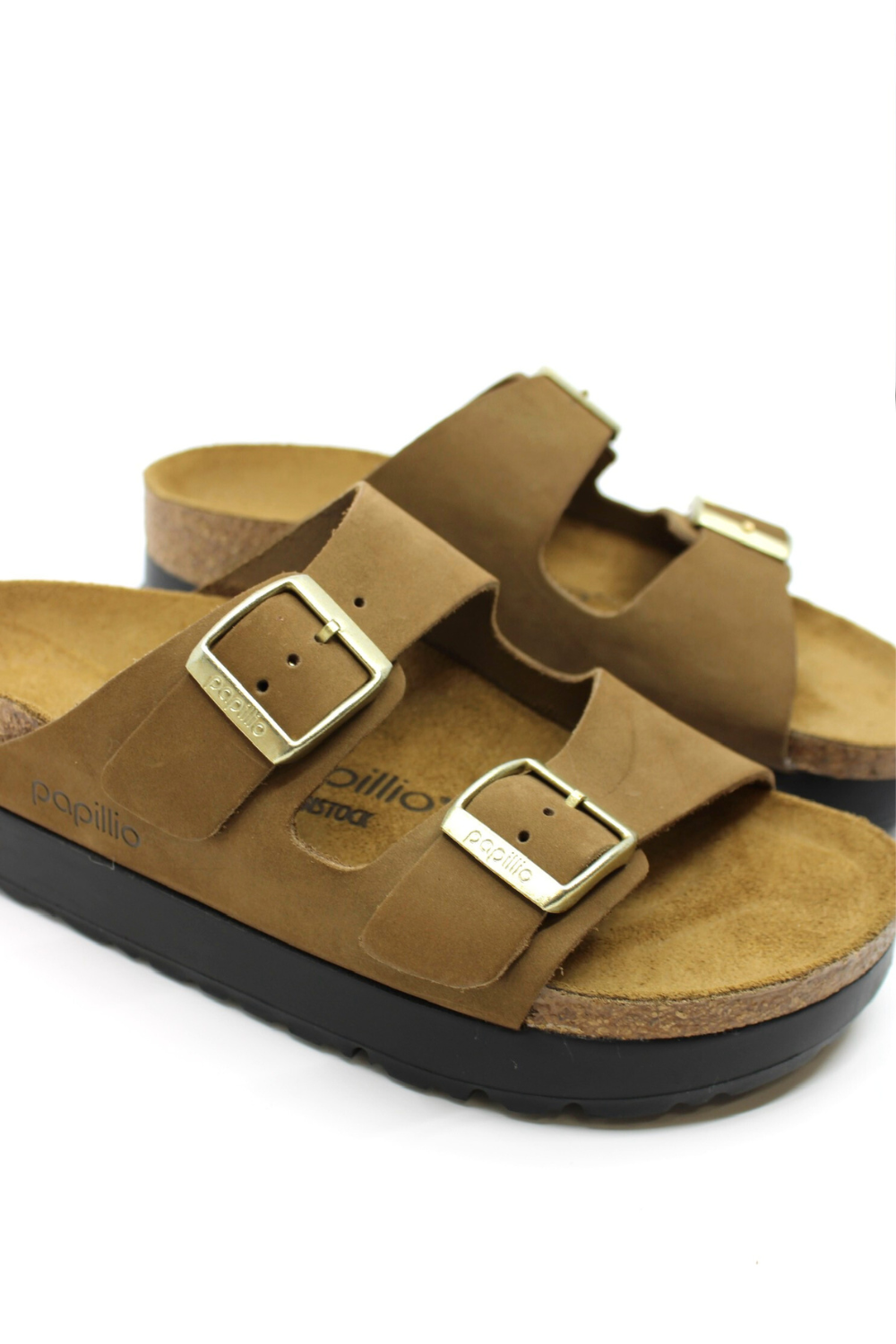 Papillio by Birkenstock Arizona Platform Dark Tea Narrow - Dear Lucy