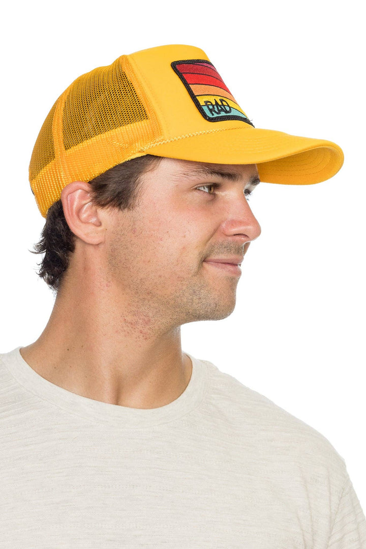 Rad Trucker Hat in Gold - Dear Lucy