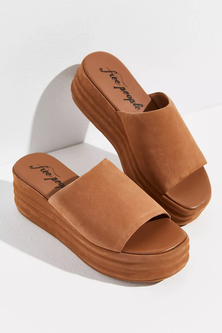 Free People Harbor Flatform Tan - Dear Lucy