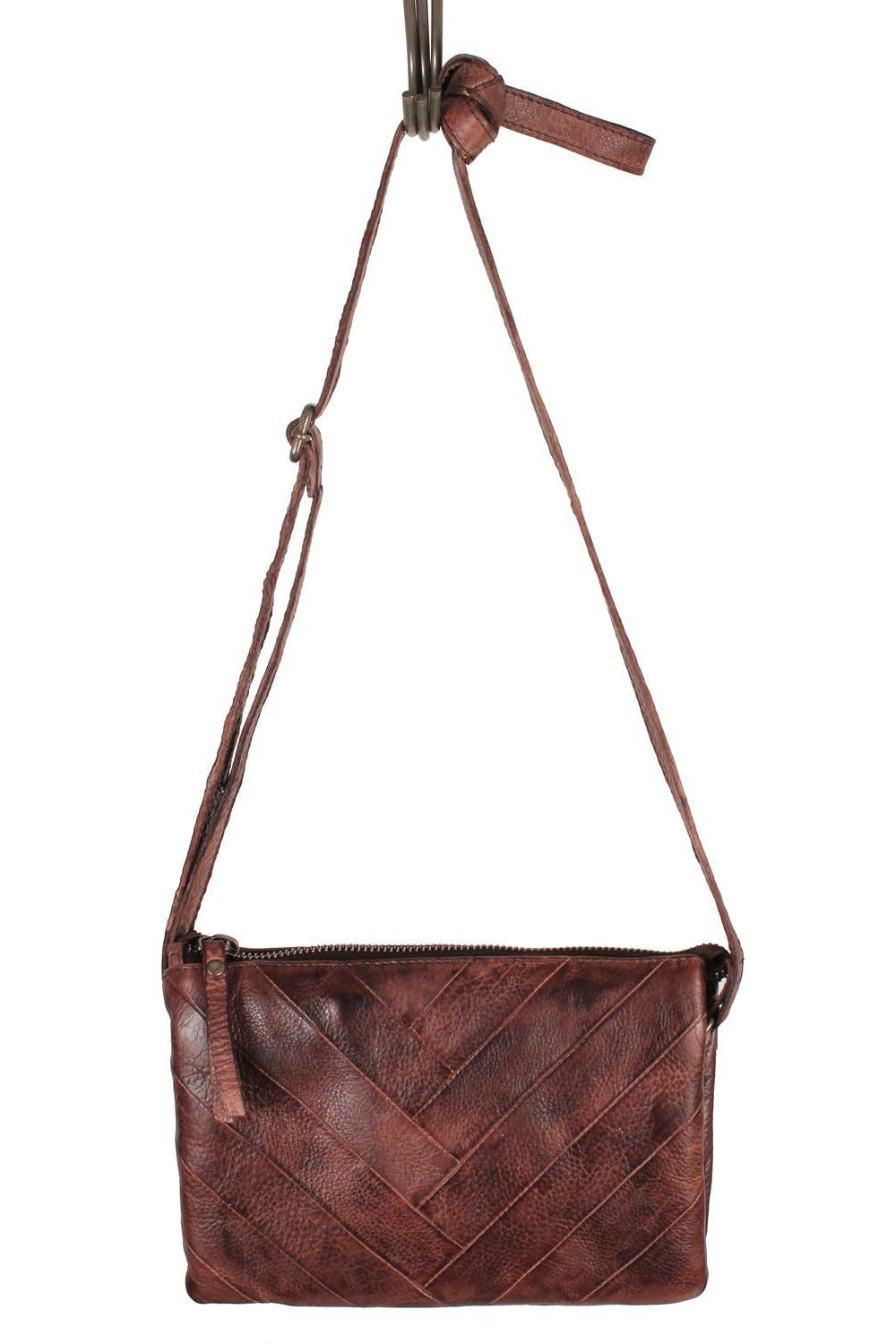 Latico Sunny Leather Crossbody Bag Brown