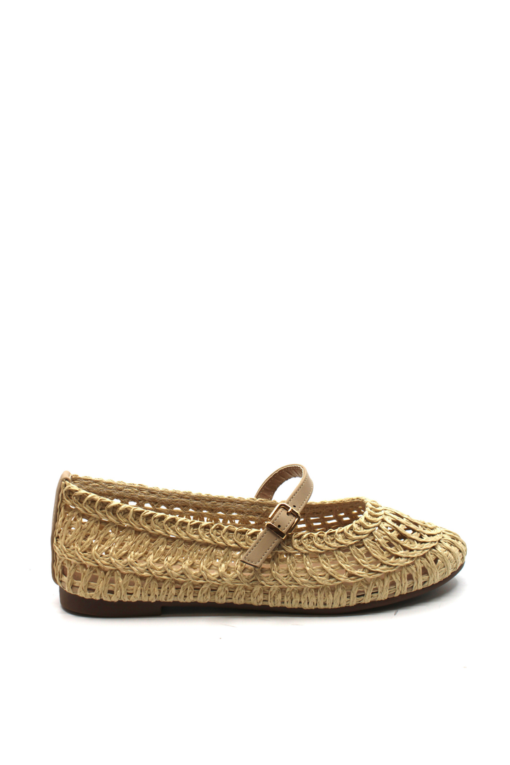 CCOCCI Susan Woven Flat Natural - Dear Lucy