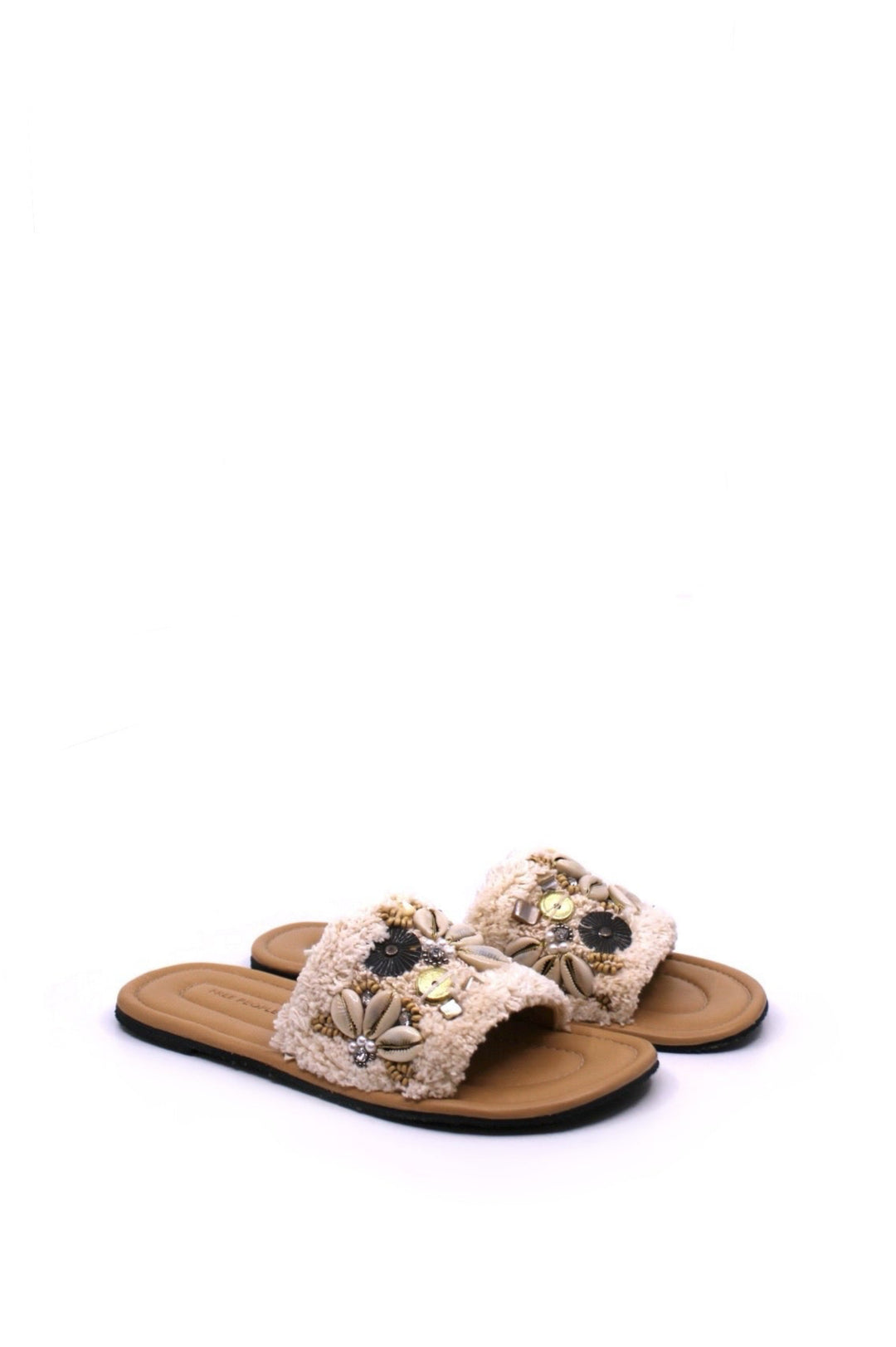 Free People Shipwrecked Slide Sandal Chalk - Dear Lucy