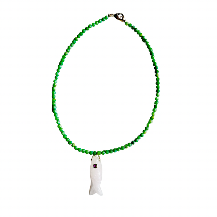 Market and King The Big Eye Fish Necklace
