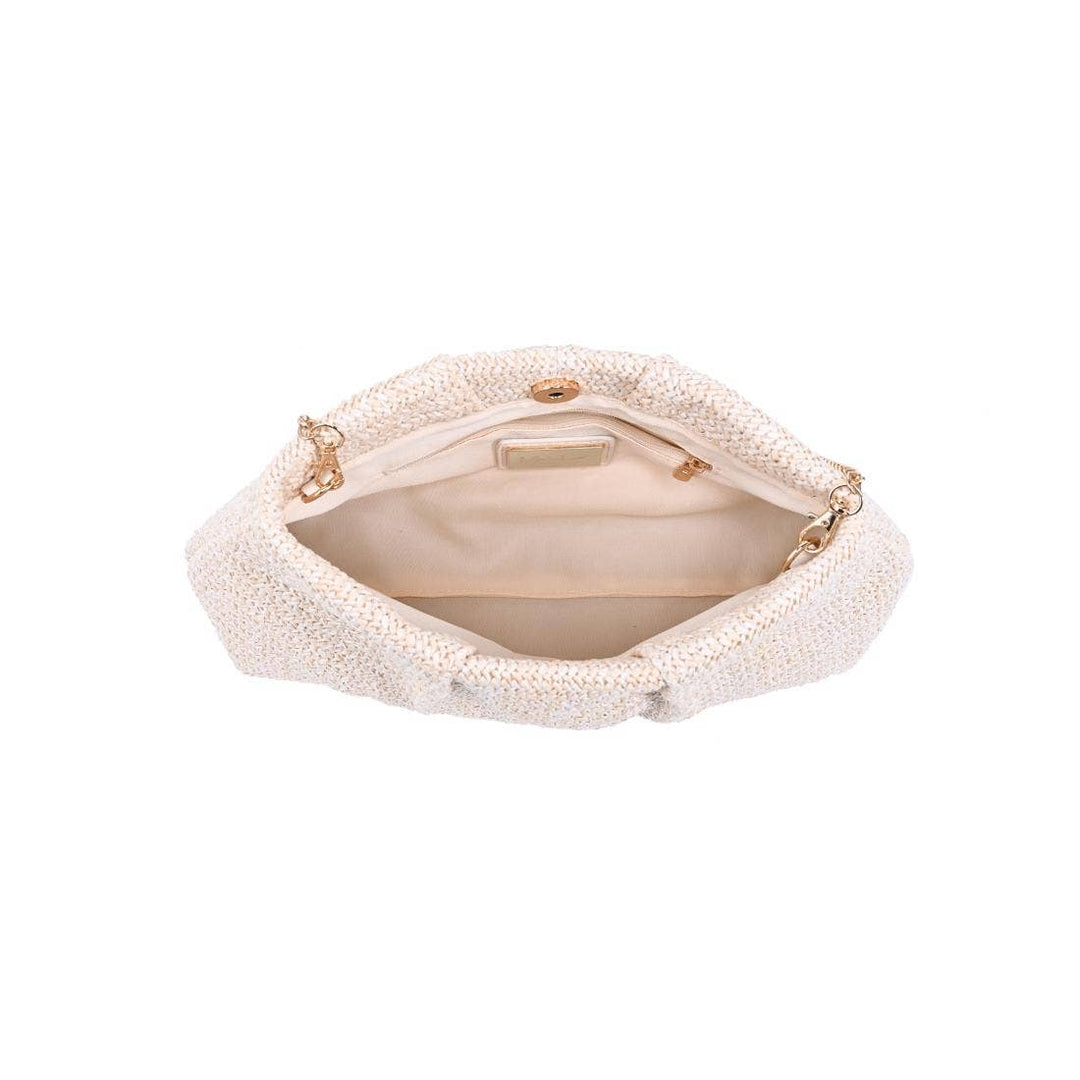 Moda Luxe Breeze Clutch Cream