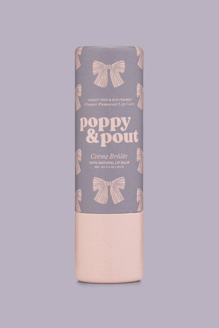 Poppy & Pout Lip Balm, Coquette, Crème Brûlée - Dear Lucy