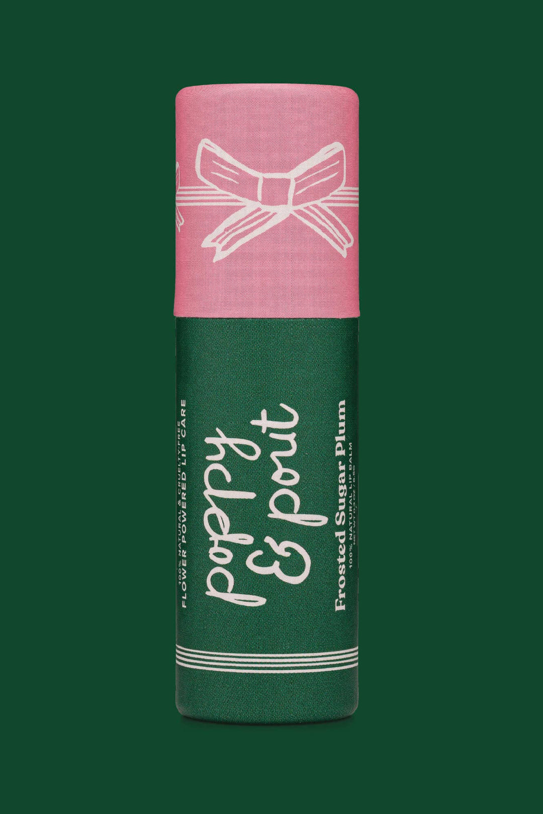 Poppy & Pout Limited Edition, Lip Balm, Holiday, Frosted Sugar Plum - Dear Lucy