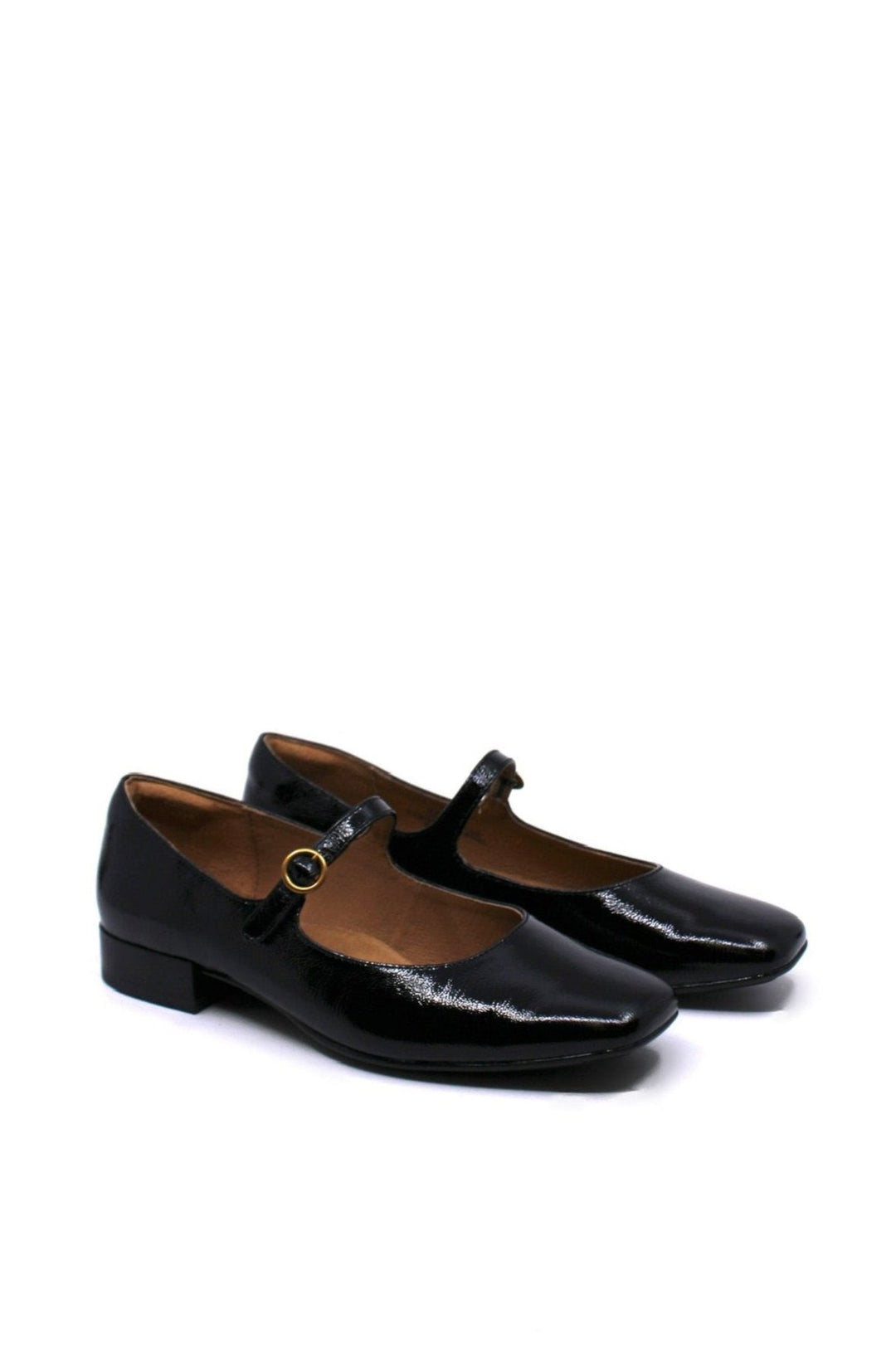 Sofft Elsey Black Crinkle Patent - Dear Lucy