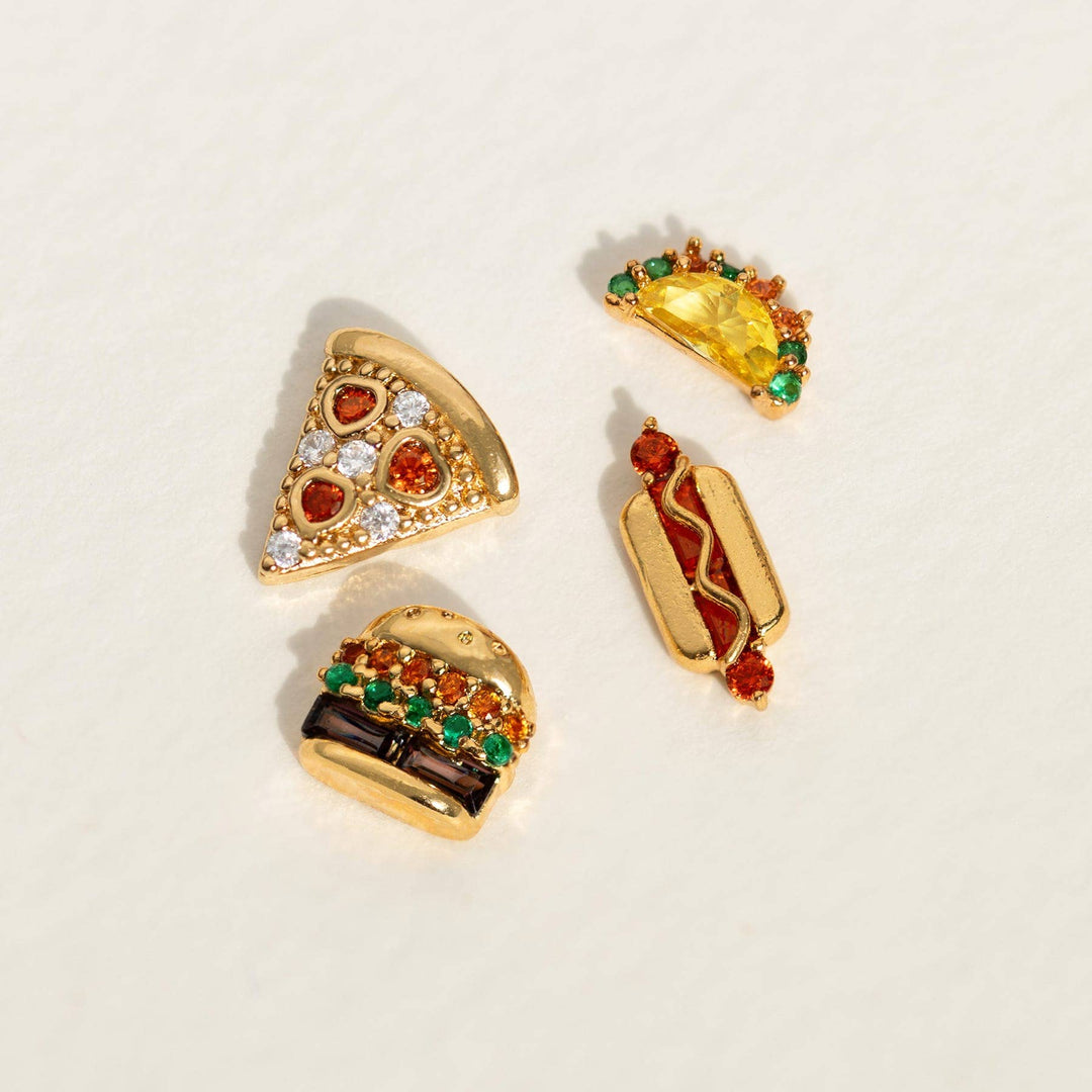 Pepperoni Pizza Studs - Dear Lucy
