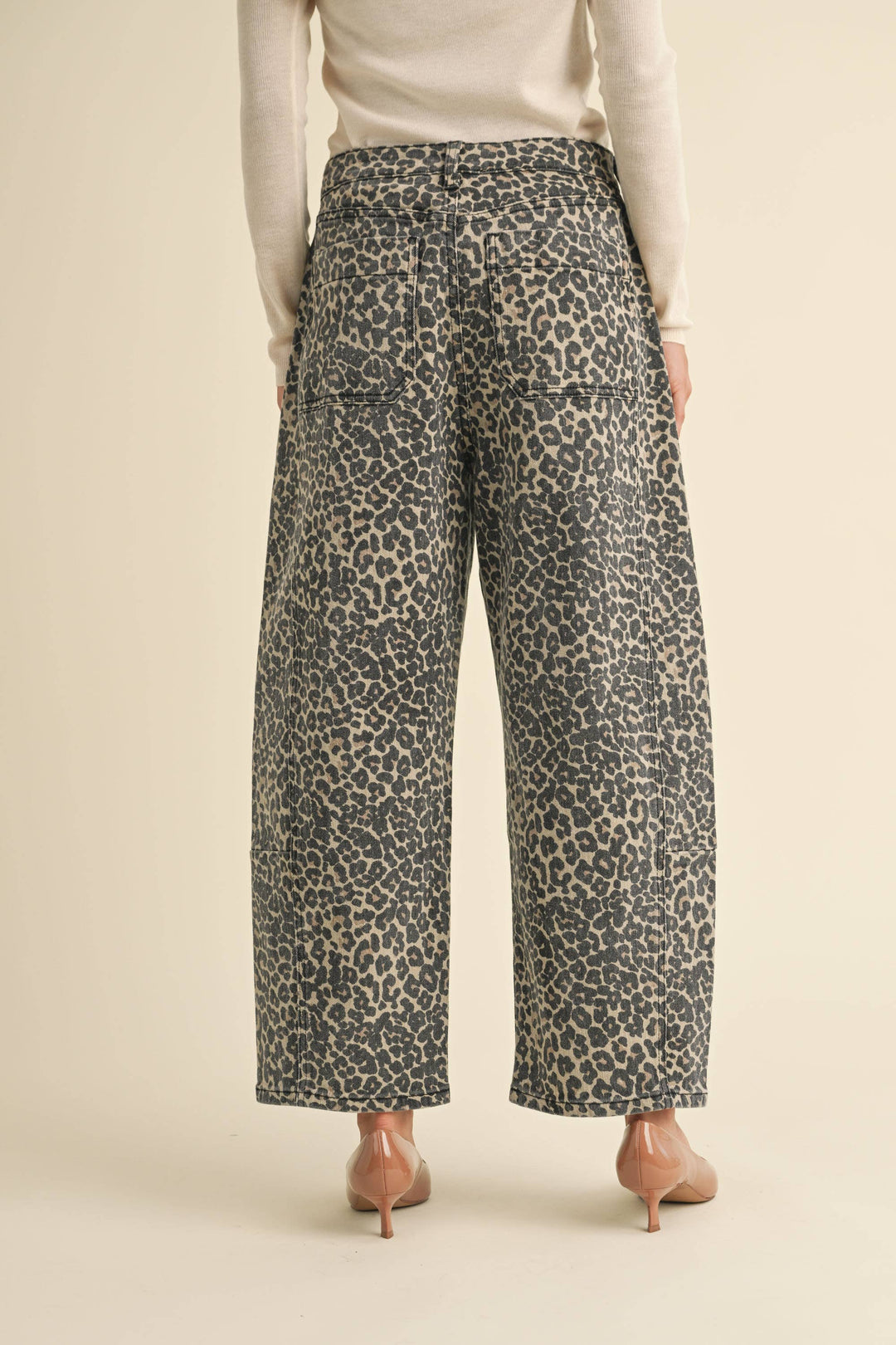 MIOU MUSE LEOPARD PRINT BARREL PANTS - Dear Lucy