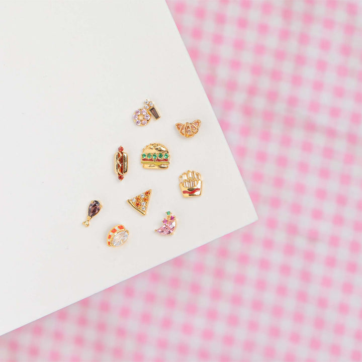 Girls Crew Salmon Nigiri Stud Earrings - Dear Lucy