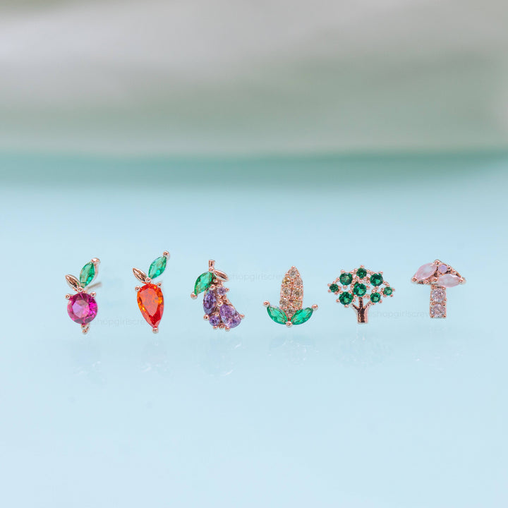 Farmers Market Veggie Stud Set
