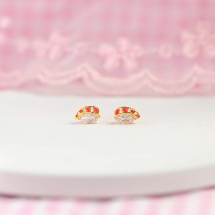 Girls Crew Salmon Nigiri Stud Earrings - Dear Lucy