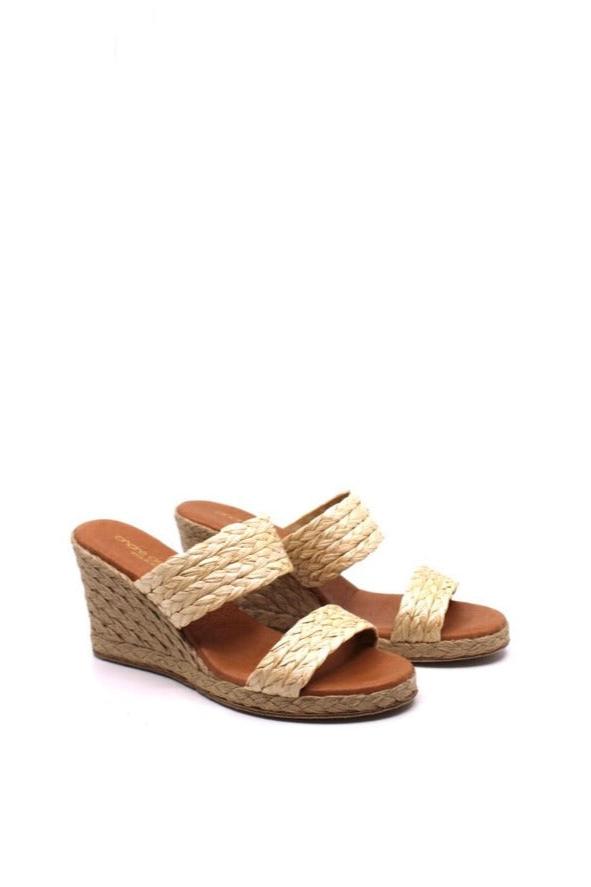 Andre Assous Nolita Raffia Beige - Dear Lucy