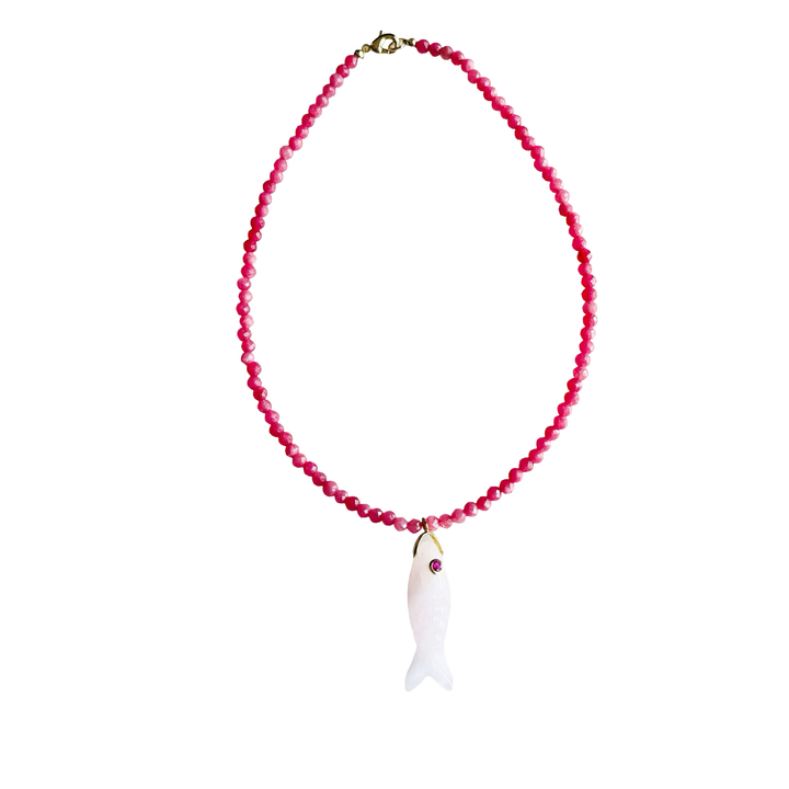 Market and King The Big Eye Fish Necklace