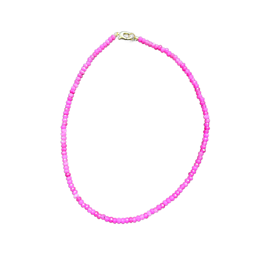 Market and King Dainty Candy Gemstone Necklace - Dear Lucy