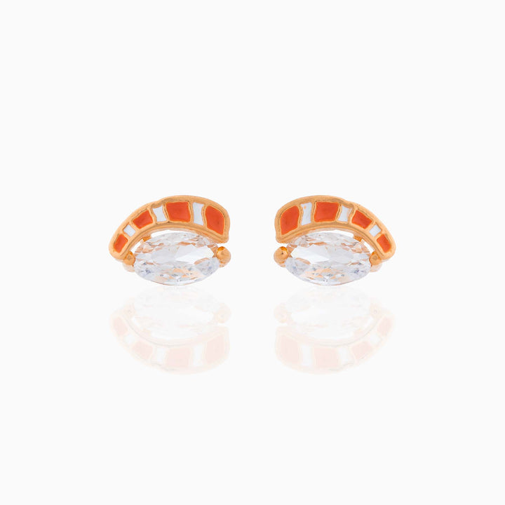 Girls Crew Salmon Nigiri Stud Earrings - Dear Lucy