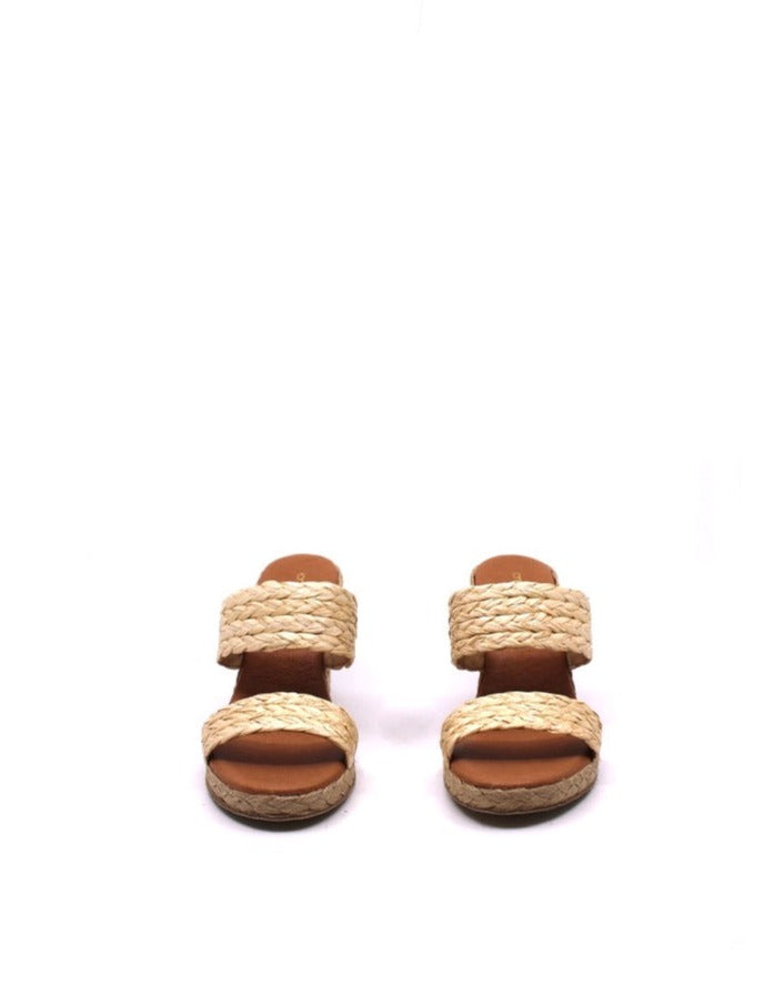 Andre Assous Nolita Raffia Beige - Dear Lucy