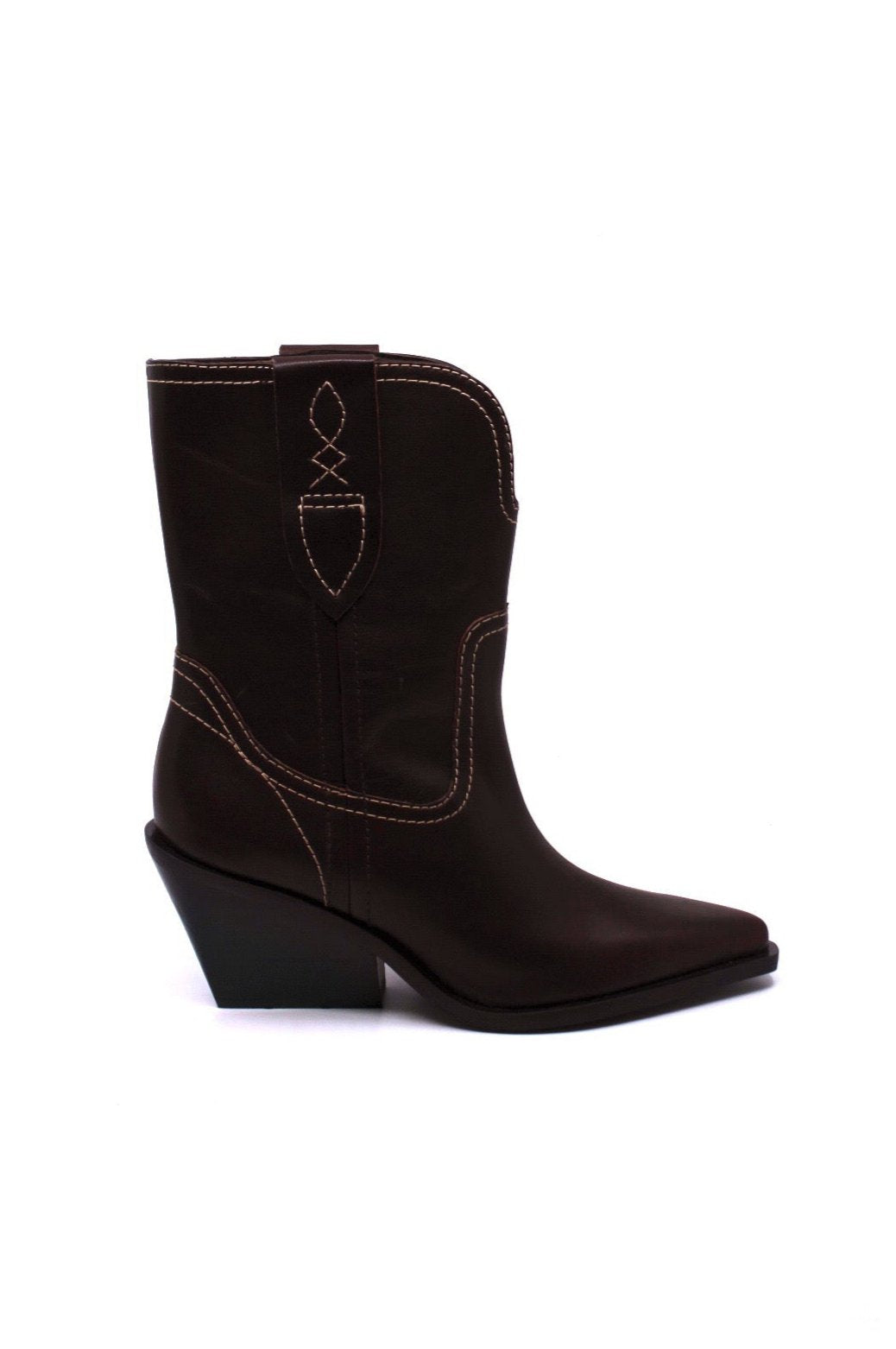 Free People Pitchfork Point Western Boot Fudgesicle - Dear Lucy