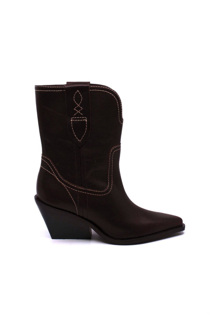 Free People Pitchfork Point Western Boot Fudgesicle - Dear Lucy