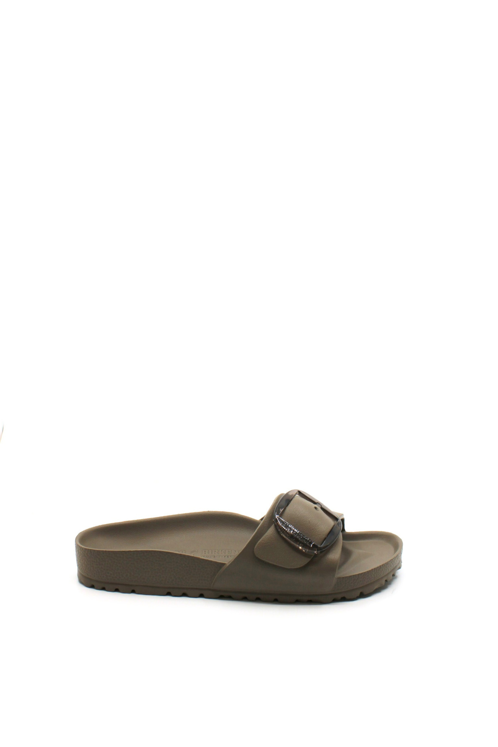 Birkenstock Madrid Big Buckle EVA Taupe Narrow - Dear Lucy