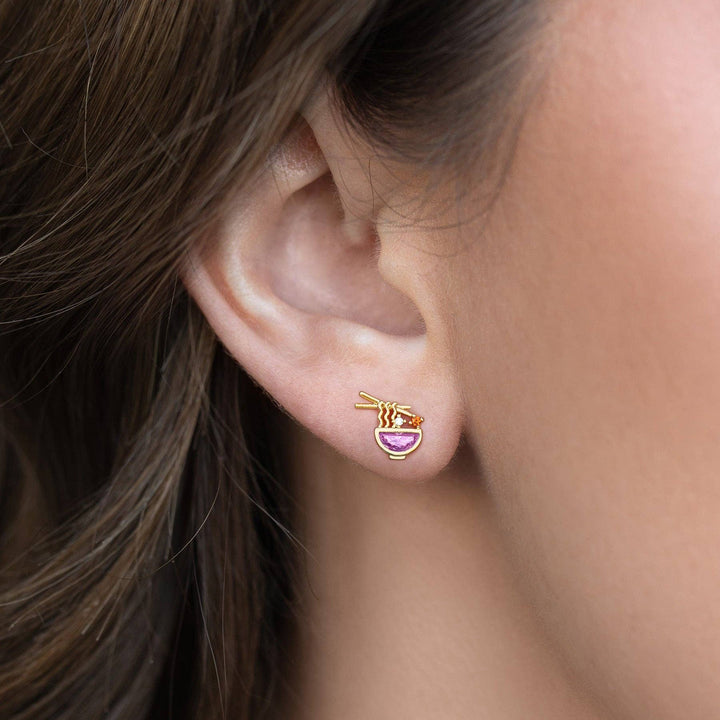 Girls Crew Ramen Stud Earrings - Dear Lucy