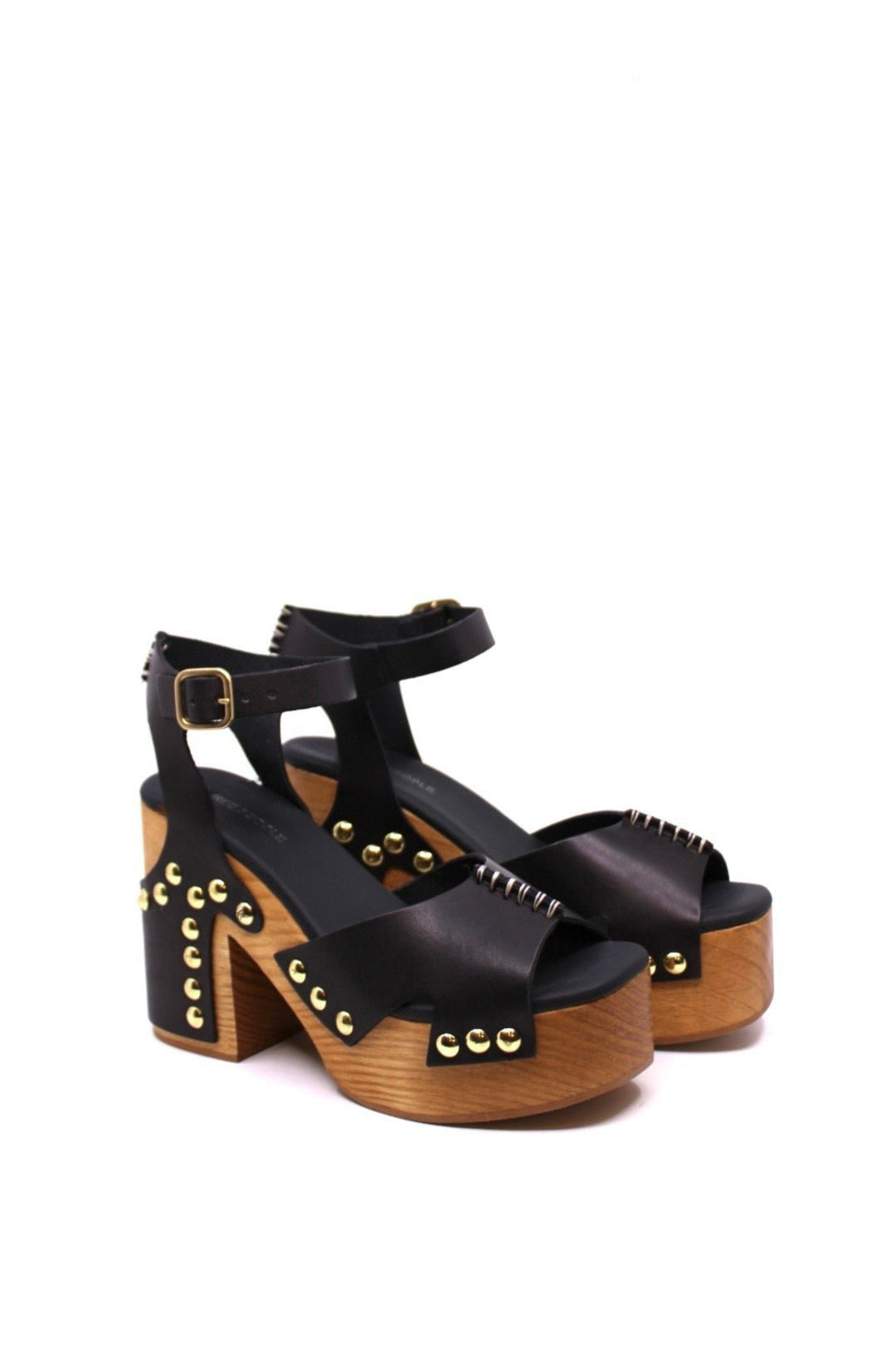 Free People Cecily Studded Clog Black - Dear Lucy