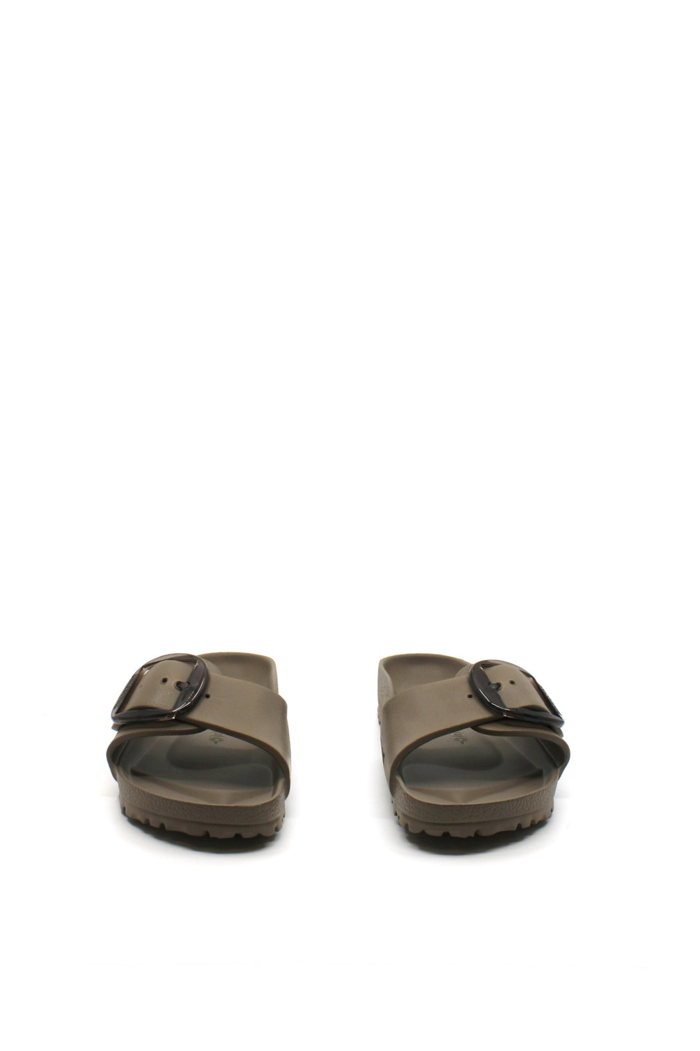 Birkenstock Madrid Big Buckle EVA Taupe Narrow - Dear Lucy