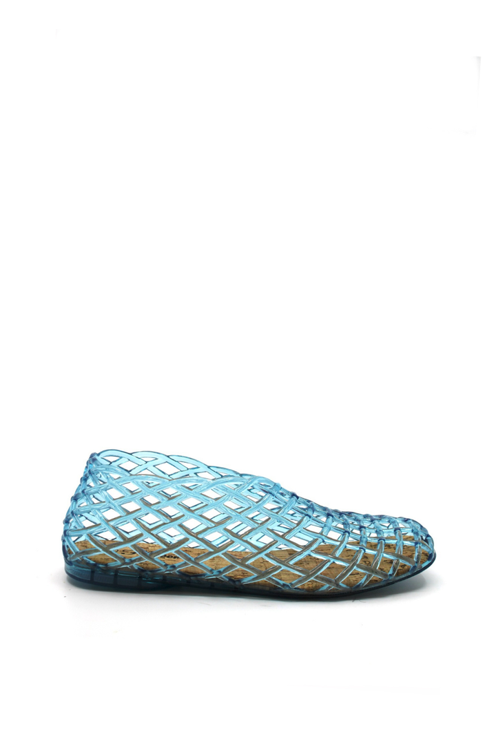 CCOCCI Jelly Woven Slip-On Blue - Dear Lucy
