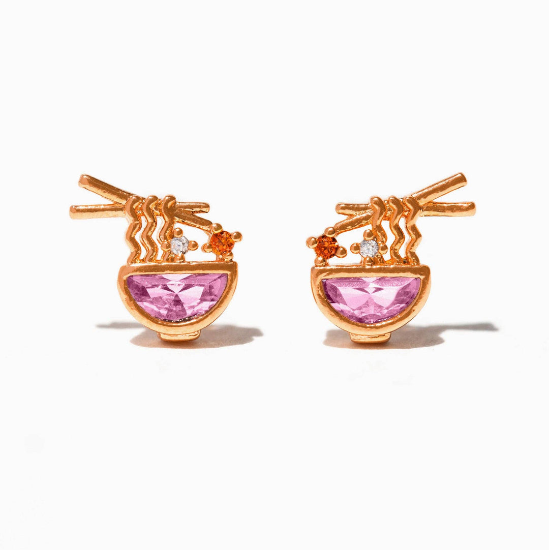 Girls Crew Ramen Stud Earrings - Dear Lucy