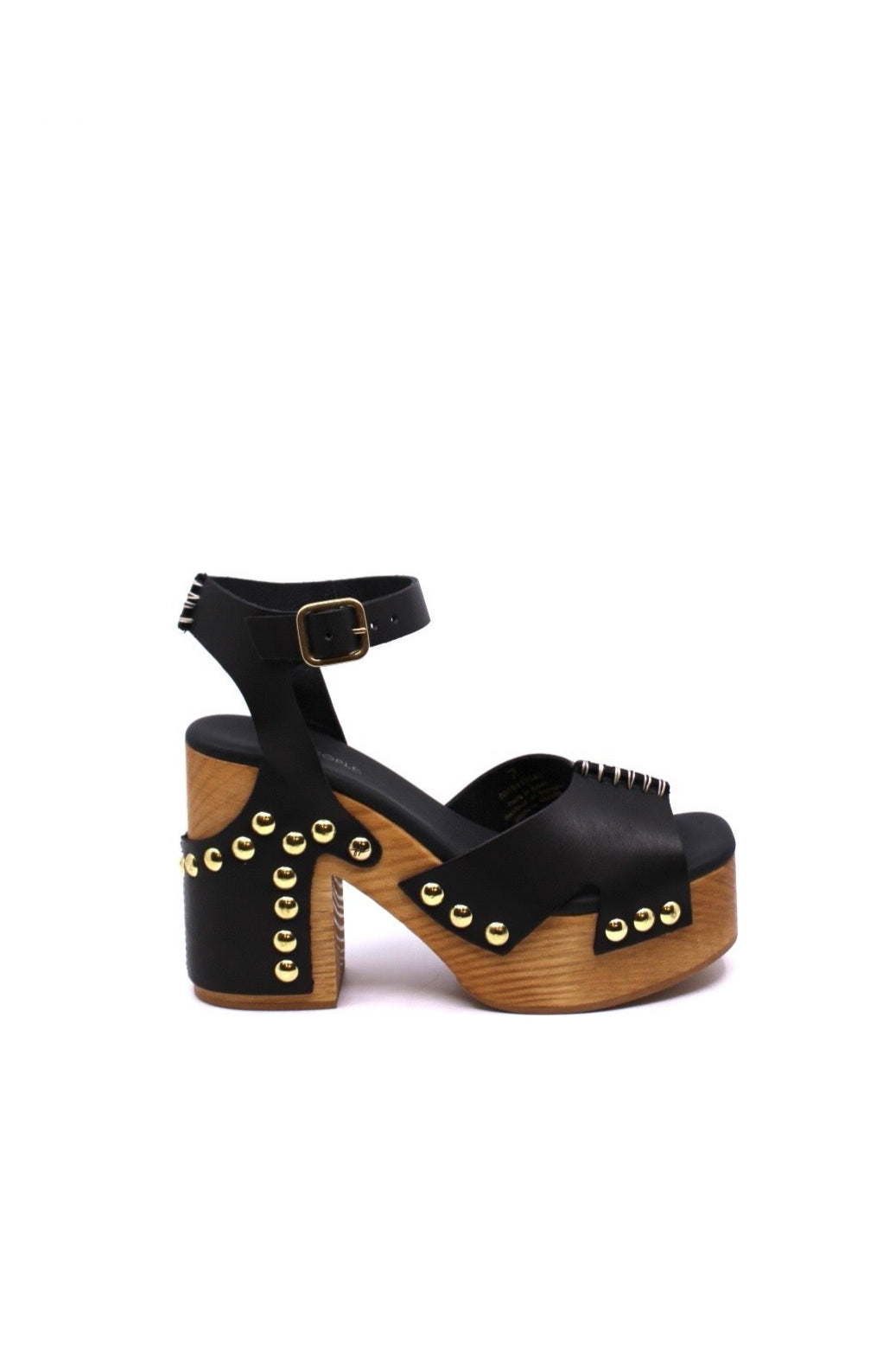 Free People Cecily Studded Clog Black - Dear Lucy