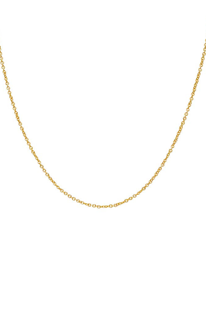 Adina Eden Dainty Cable Chain Necklace – Gold - Dear Lucy