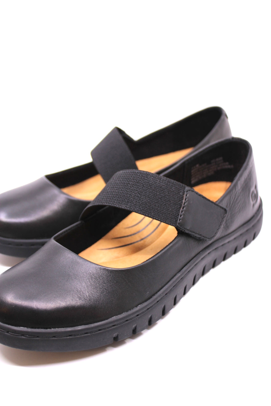 Born Aspen black flat with Mary Jane strap 