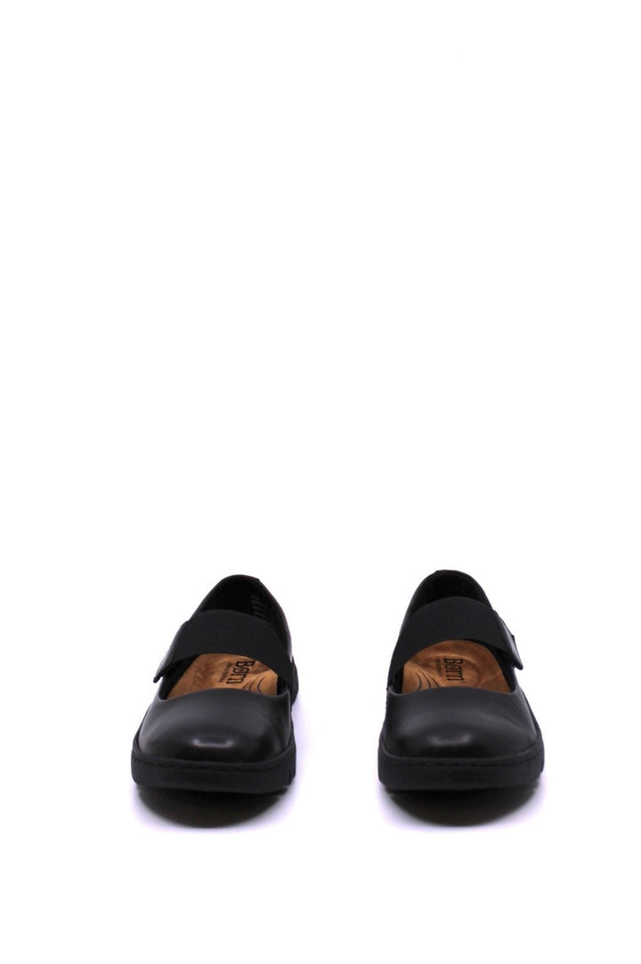 Born Aspen black flat with Mary Jane strap 