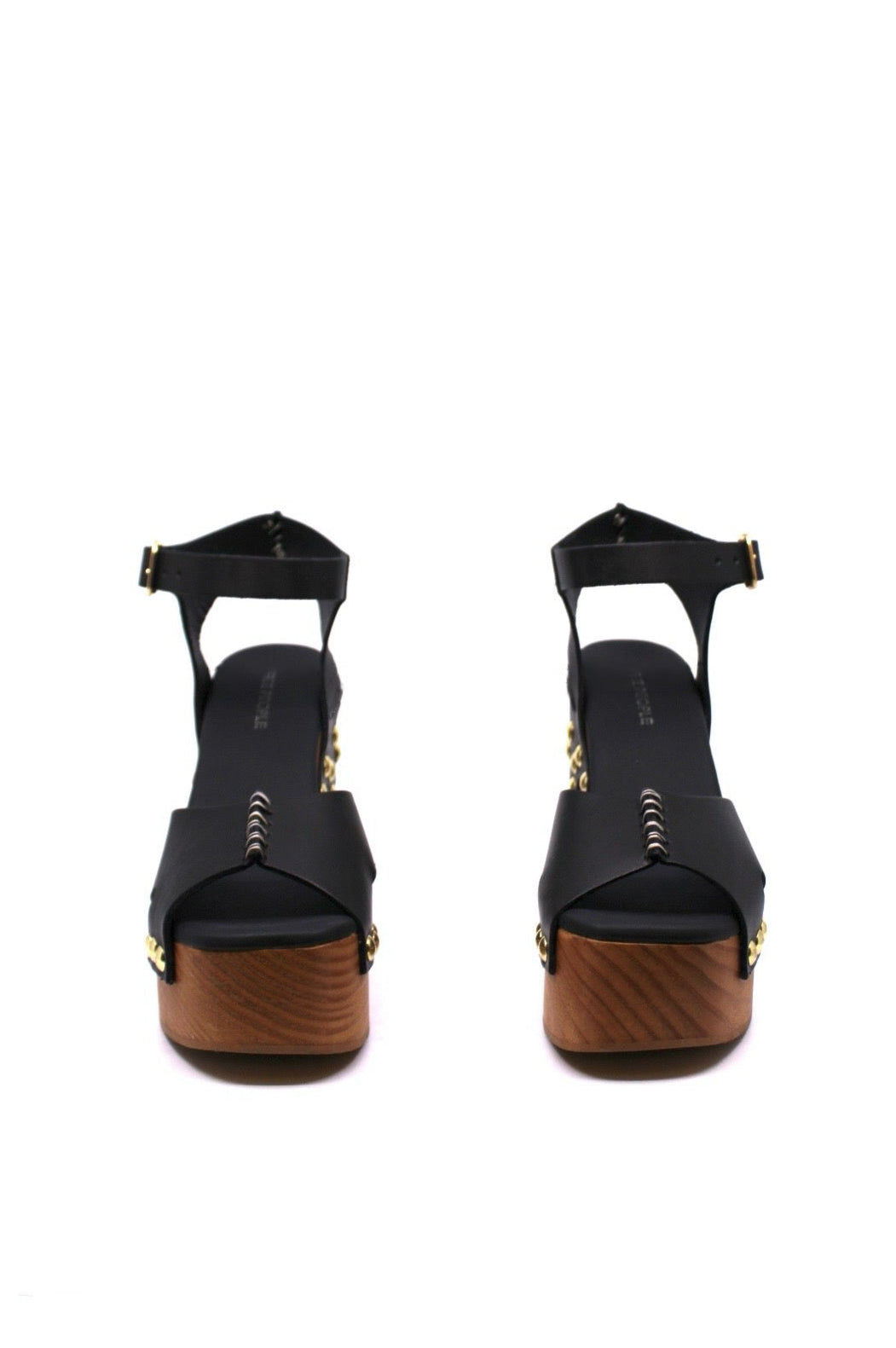 Free People Cecily Studded Clog Black - Dear Lucy