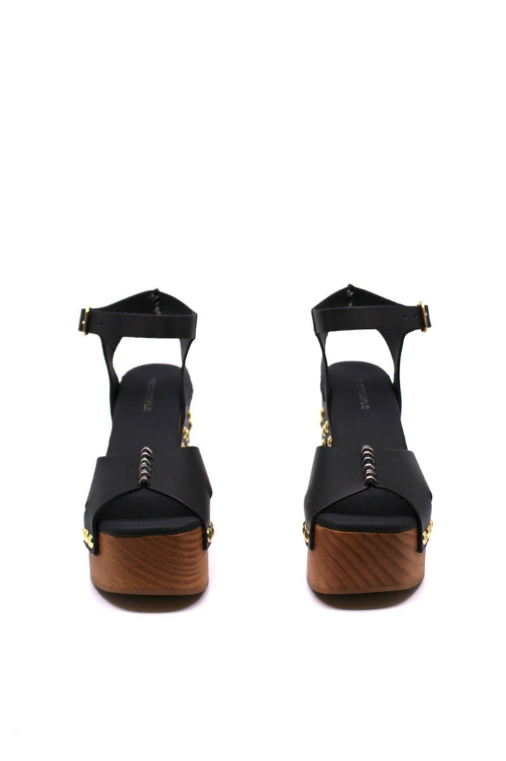 Free People Cecily Studded Clog Black - Dear Lucy