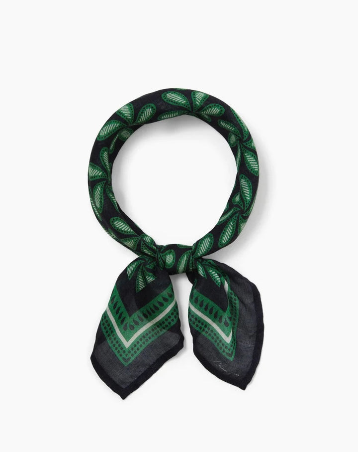 Chan Luu Delhi Paisley Bandana-Black - Dear Lucy