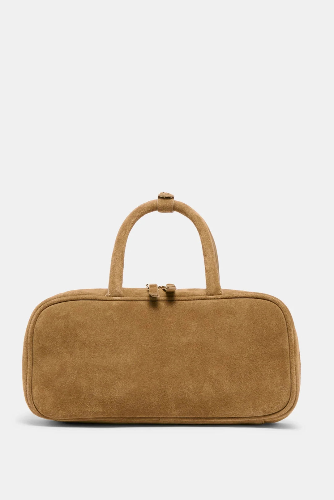 Brown handbag with a chain detail 