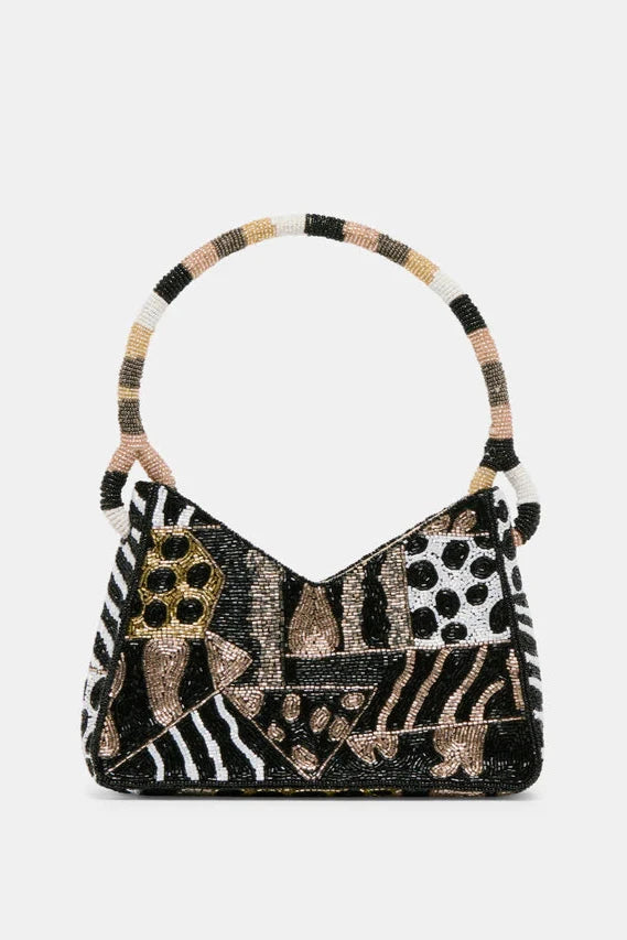 beaded shoulder bag 