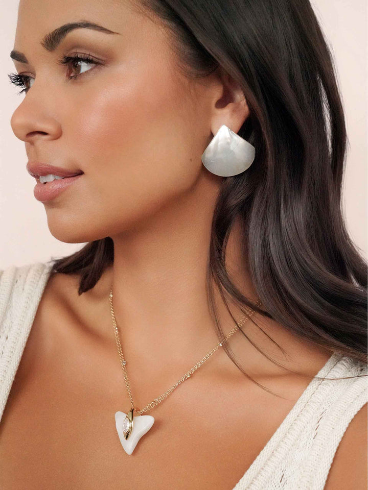 Ettika Rising Tide Pearl Studs