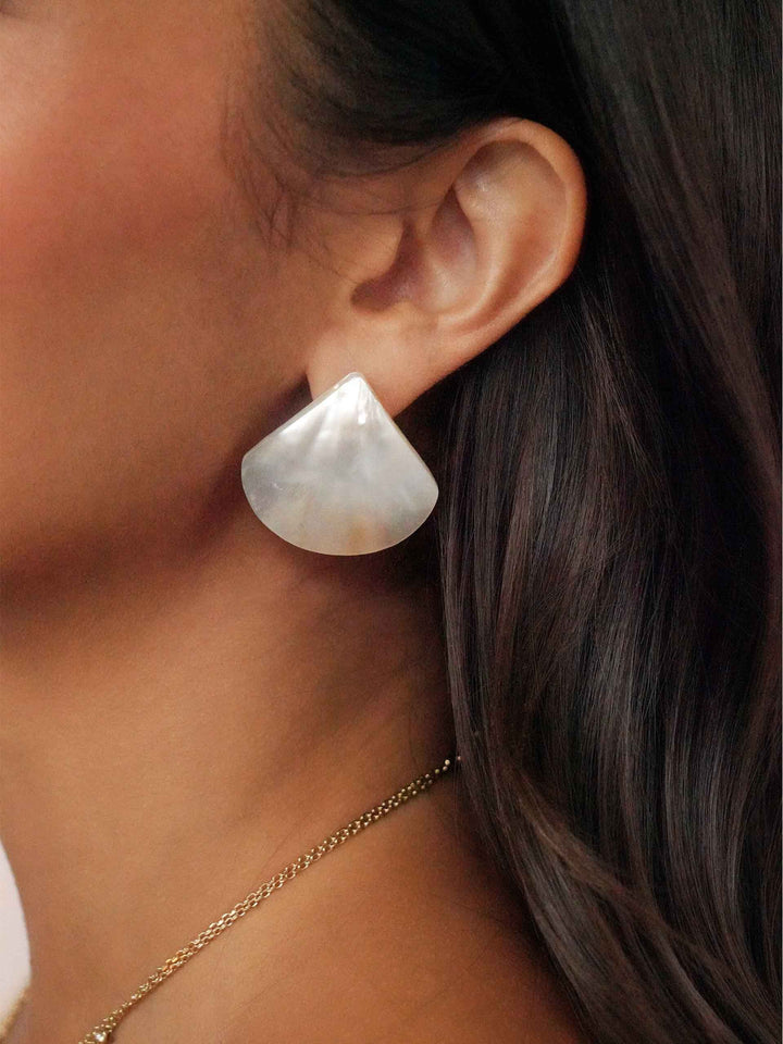 Ettika Rising Tide Pearl Studs