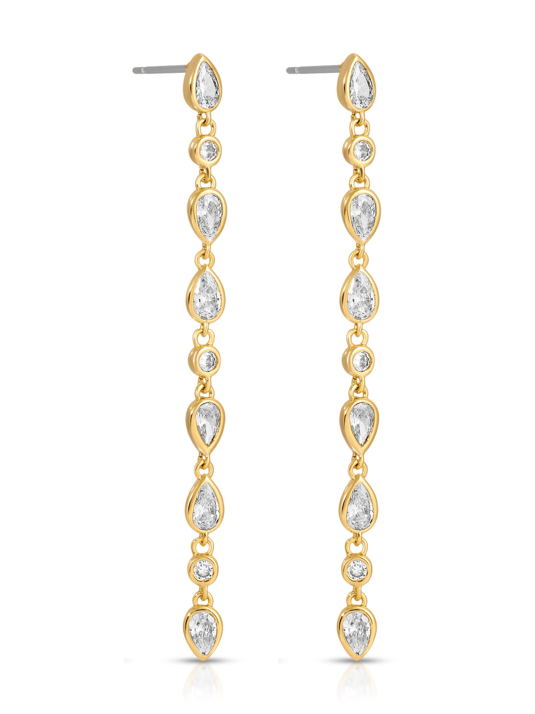 Crystal Rainfall Earrings - Dear Lucy