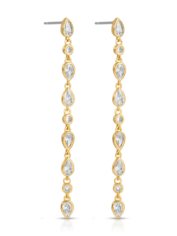 Crystal Rainfall Earrings - Dear Lucy