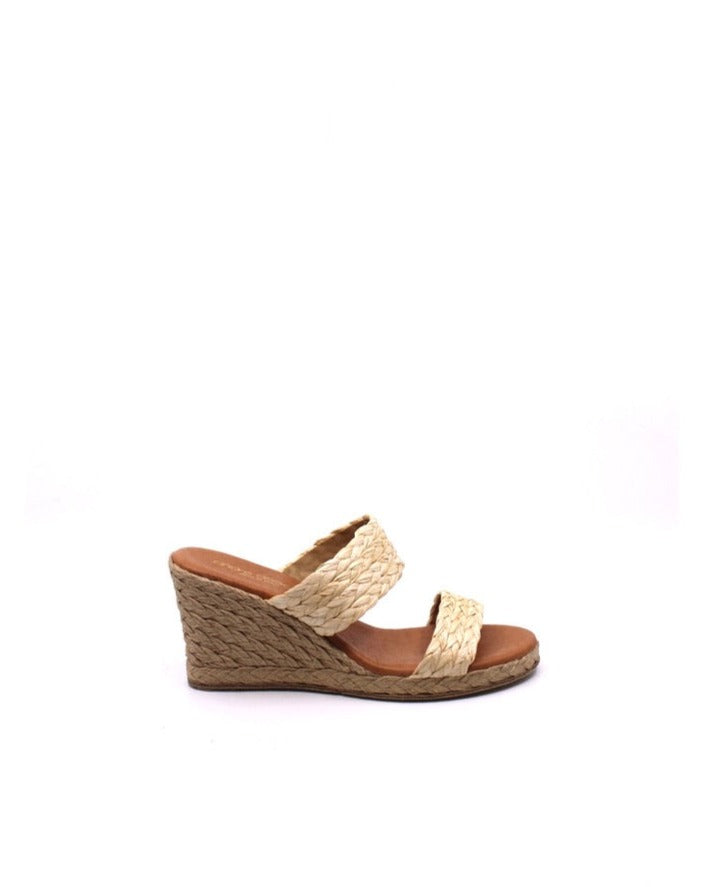 Andre Assous Nolita Raffia Beige - Dear Lucy