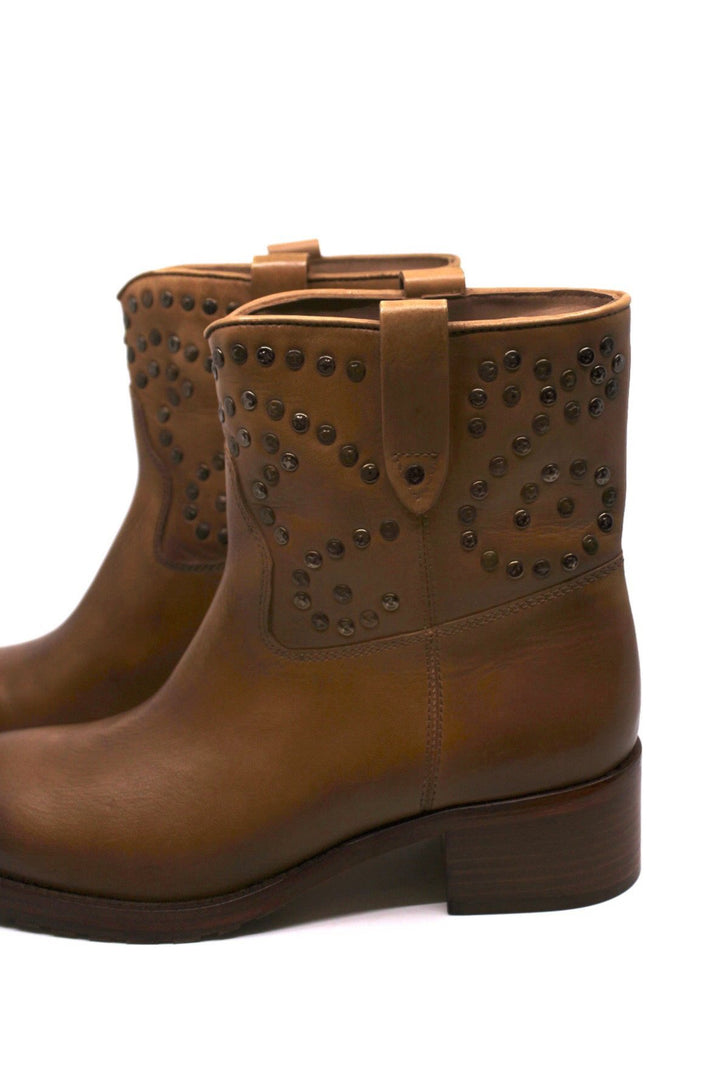 Free People Harmony Studded Ankle Boot Biscuit - Dear Lucy