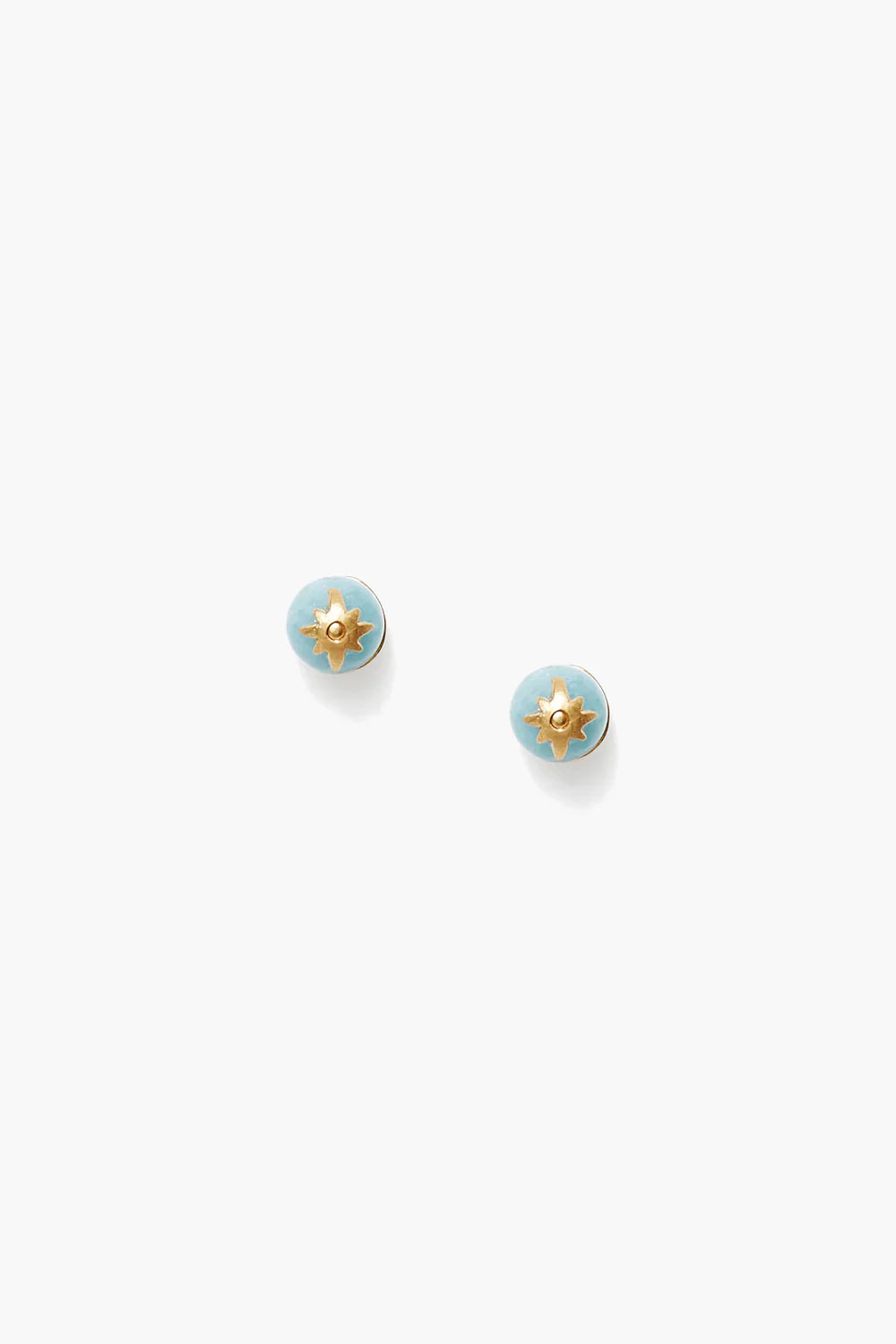 Chan Luu Cecelia Stud Earrings Aqua - Dear Lucy