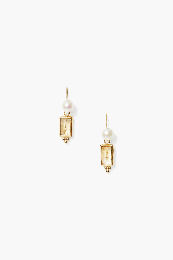 Chan Luu Clarey Earring in Citrine - Dear Lucy