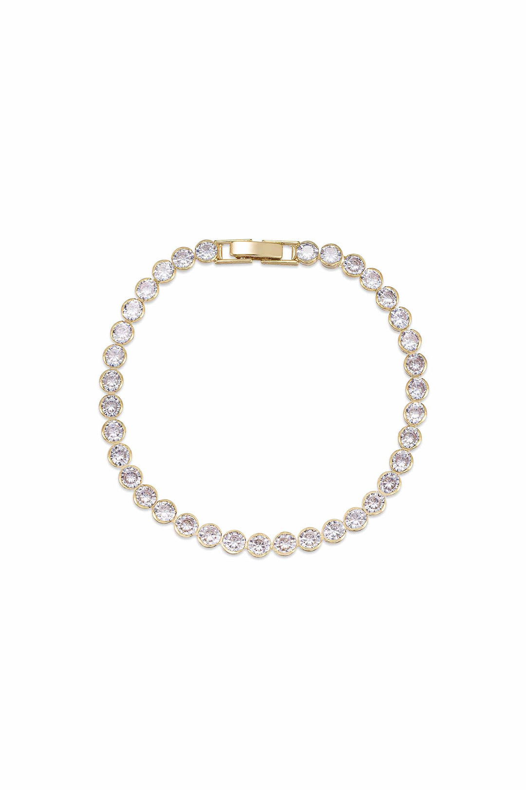 Crystal Chain Tennis Bracelet - Dear Lucy