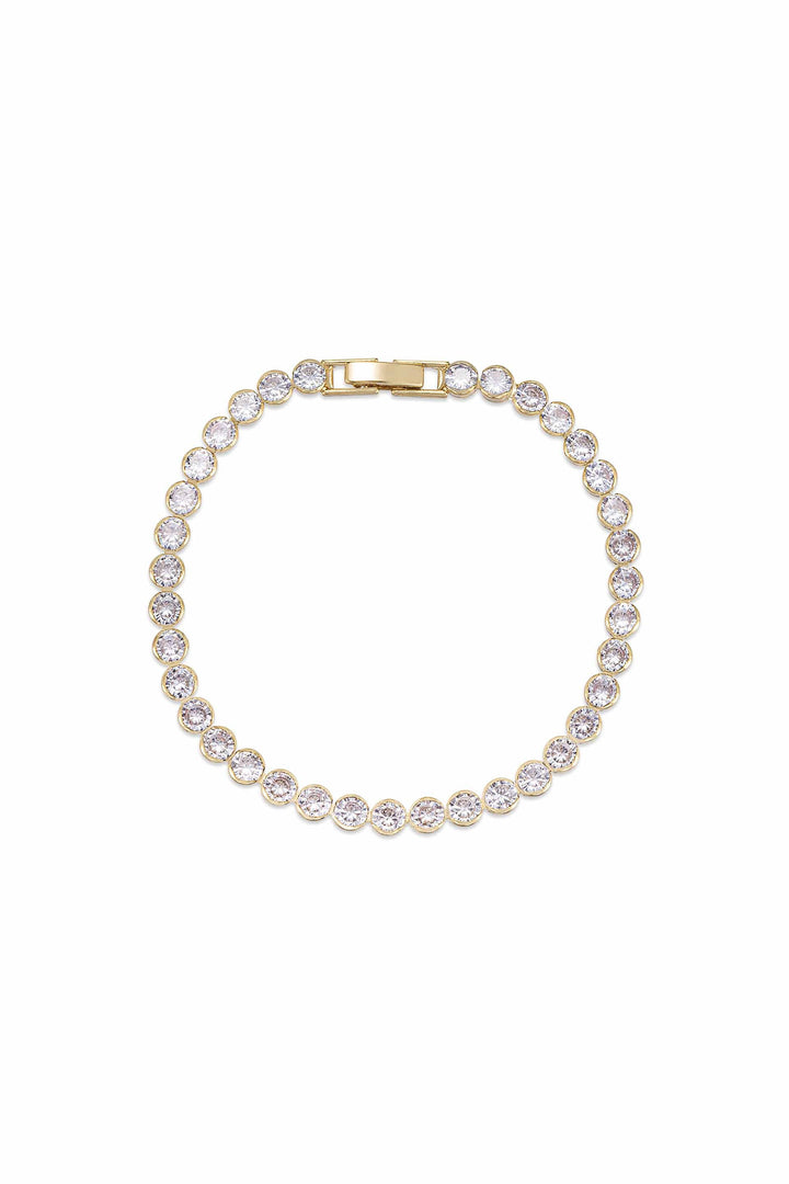 Crystal Chain Tennis Bracelet - Dear Lucy