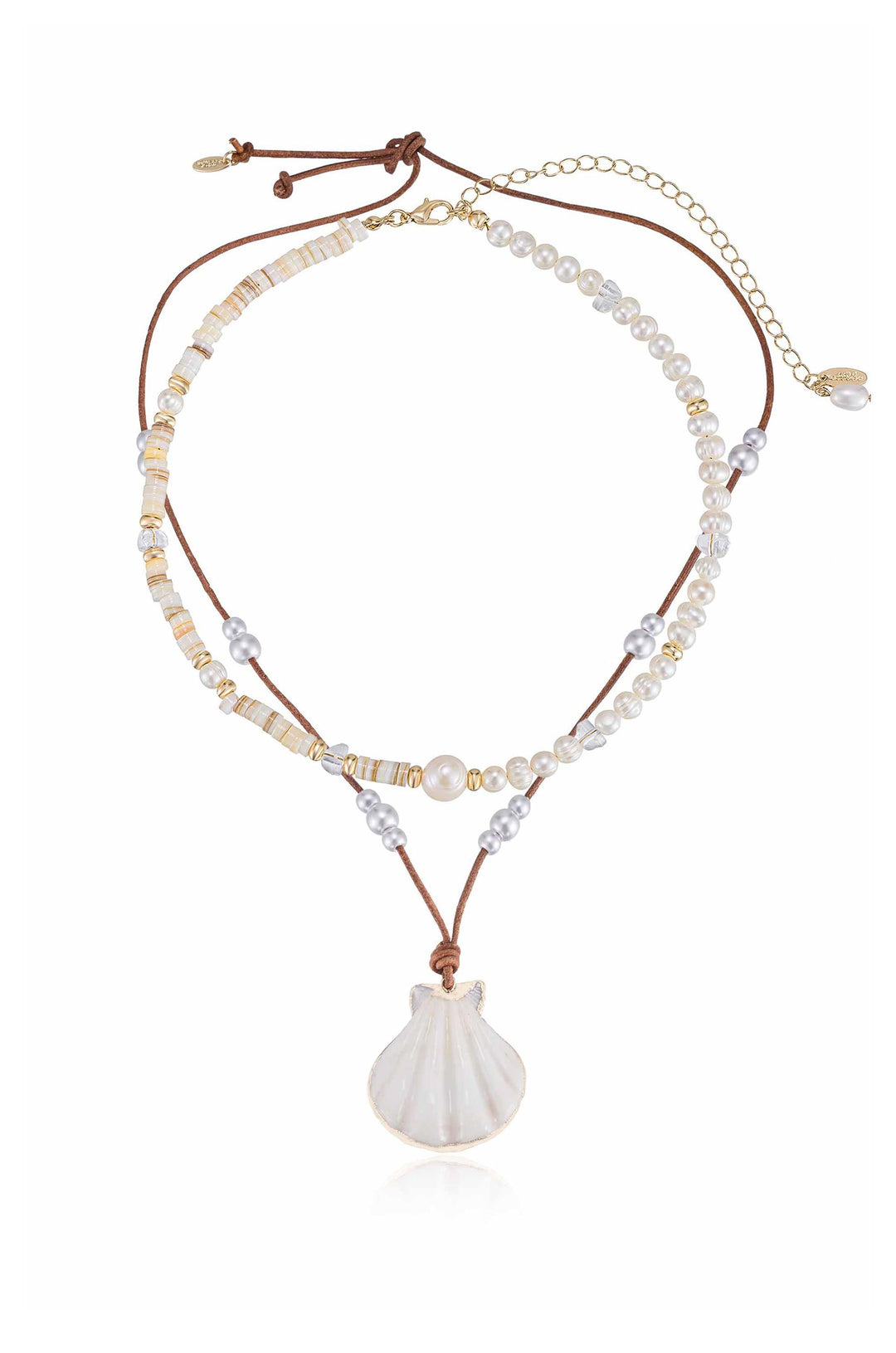 Ettika Beach Days Shell Pendant Necklace Set - Dear Lucy